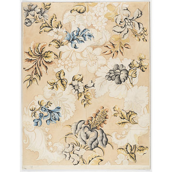 Design for a woven silk Design for a woven silk