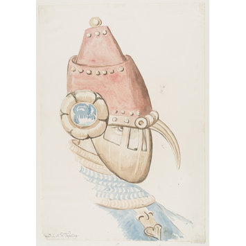 Copy of a tapestry - Head in No. 1 Tapestry Copy of a tapestry - Head in No. 1 Tapestry