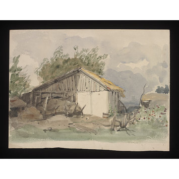 Watercolour Drawing By The Grieve Family Probably By Thomas