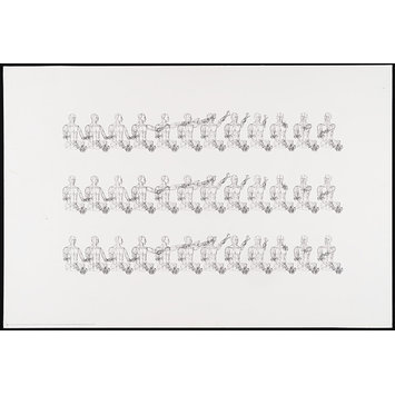 print - Human Figures, Boeing Computer Graphics print - Human Figures, Boeing Computer Graphics