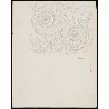 Design for a damask Design for a damask