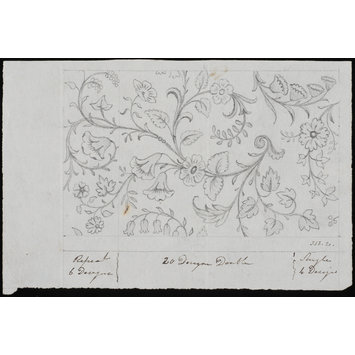 Design for a damask Design for a damask