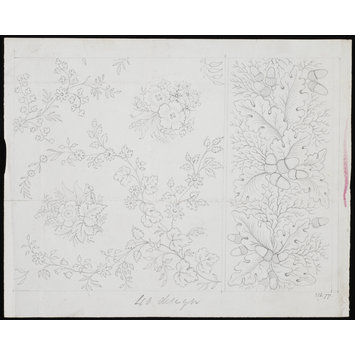 Design for a damask Design for a damask