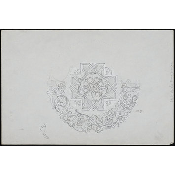 Design for a damask Design for a damask