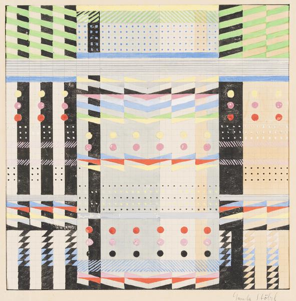 Design for a hanging | Stölzl, Gunta | V&A Search the Collections