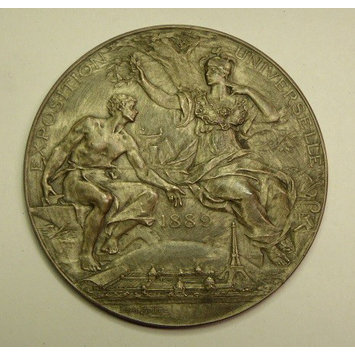 Medal - Paris International Exhibition of 1889 Medal - Paris International Exhibition of 1889