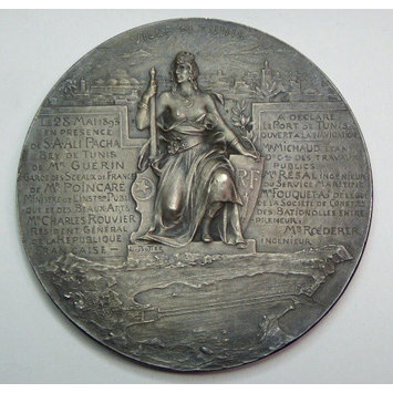 Medal - Opening of Tunis Harbour Medal - Opening of Tunis Harbour