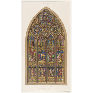 Record drawing of stained glass Record drawing of stained glass