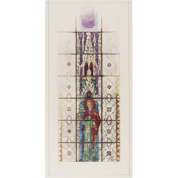 Record drawing of stained glass Record drawing of stained glass
