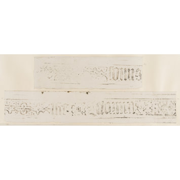 Print - Rubbing of inscription of second bell of Kelham Church Print - Rubbing of inscription of second bell of Kelham Church