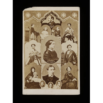Photograph - Photograph collage of Victoria and Albert Photograph - Photograph collage of Victoria and Albert
