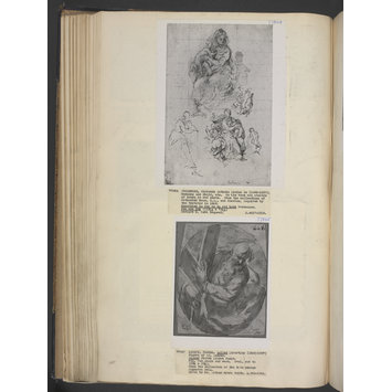 Drawing - Sketches of the Virgin and Child and studies for the altarpiece in S. Sigismondo, Cremona Drawing - Sketches of the Virgin and Child and studies for the altarpiece in S. Sigismondo, Cremona