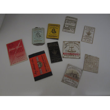 Packet of sewing needles Packet of sewing needles