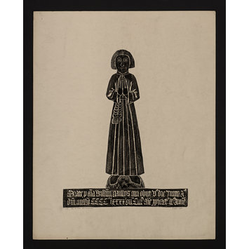 Brass rubbing - William Millys Brass rubbing - William Millys