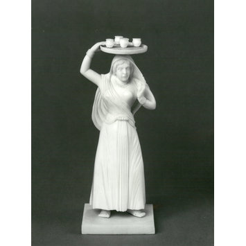 Figure - Woman carrying tray Figure - Woman carrying tray