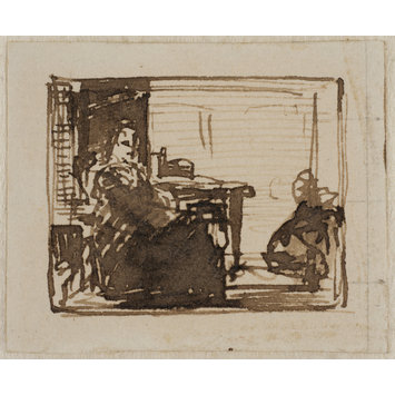 Drawing - Studies for 'The Poor Teacher' Drawing - Studies for 'The Poor Teacher'