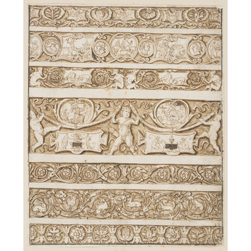 Design - Designs (7 in 1 sheet) for ornamental friezes Design - Designs (7 in 1 sheet) for ornamental friezes