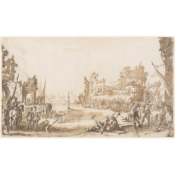 Drawing - The Martyrdom of St. Sebastian Drawing - The Martyrdom of St. Sebastian