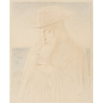 Drawing - Portrait of Alfred, Lord Tennyson Drawing - Portrait of Alfred, Lord Tennyson