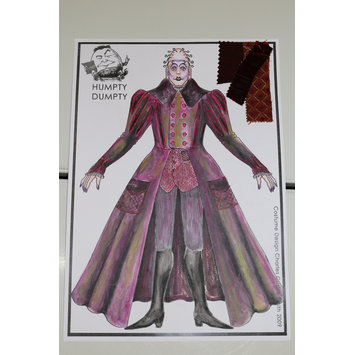 Costume design - Costume design for the Demon Eggula in<i> Humpty Dumpty</i Costume design - Costume design for the Demon Eggula in<i> Humpty Dumpty</i