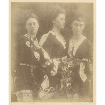 Photograph - Lorina, Edith and Alice Liddel Photograph - Lorina, Edith and Alice Liddel