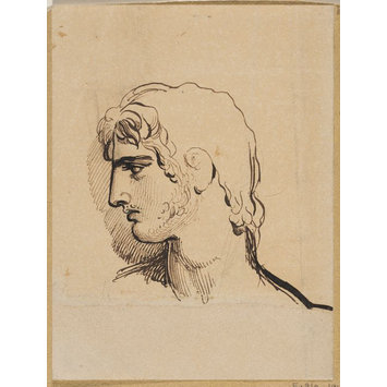 Drawing - Sketch of the head of a young man, probably the actor Charles Kemble (1775-1854) Drawing - Sketch of the head of a young man, probably the actor Charles Kemble (1775-1854)