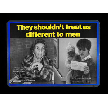 Poster - They shouldn't treat us different to men Poster - They shouldn't treat us different to men