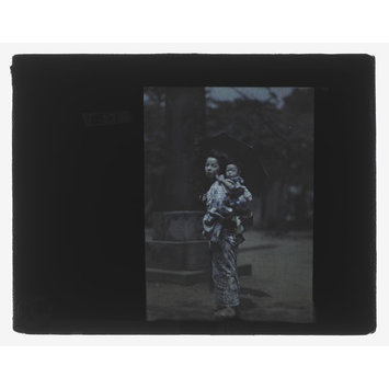 photograph - Yokohama Woman and Baby photograph - Yokohama Woman and Baby