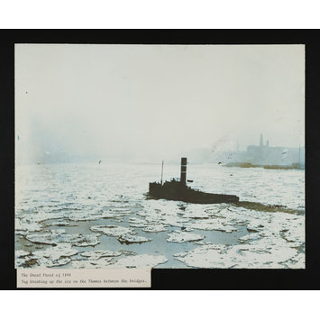 photograph - The Great Frost of 1894, Tug Breaking Up Ice on the Thames photograph - The Great Frost of 1894, Tug Breaking Up Ice on the Thames