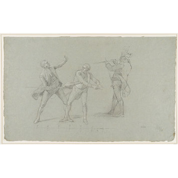 Drawing - Studies of military scenes Drawing - Studies of military scenes