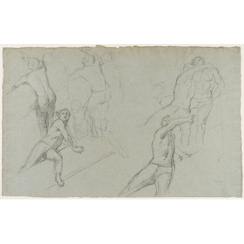 Drawing - Studies of military scenes Drawing - Studies of military scenes