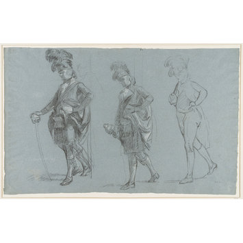 Drawing - Studies of military scenes Drawing - Studies of military scenes