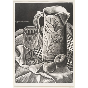 Woodcut - Le Pot à Eau Woodcut - Le Pot à Eau