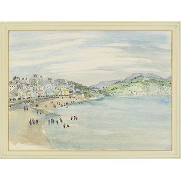 Watercolour - Lyme Regis; Front Watercolour - Lyme Regis; Front