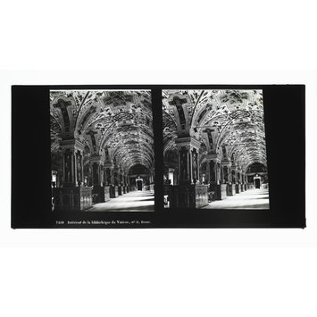 Photograph - Interieur de la bibliotheque du Vatican, No. 3, Rome Photograph - Interieur de la bibliotheque du Vatican, No. 3, Rome