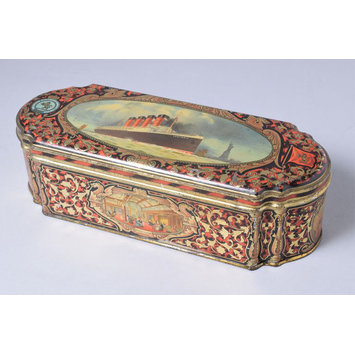 Biscuit tin - Lusitania Biscuit tin - Lusitania