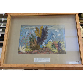 Embroidered picture Embroidered picture